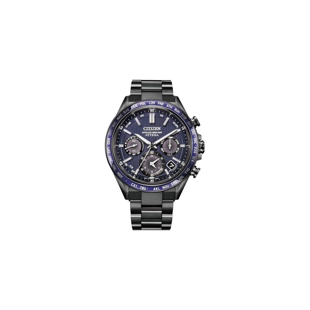 

[CITIZEN] ATTESA Watch (Radio-controlled/Waterproof/Sapphire Bezel) CC4059-64L Men s Chronograph Eco-Drive Solar Powered GPS Satellite Radio-Controlle