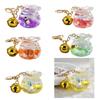 New Floating Bottle Bag Pendant Keyring Fish Beaded Cellphone Accessory Pendant