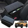 Center Console Cover Compatible With Jeep Wrangler JL 2018-2025, Armrest Cover With Pockets For Jeep Gladiator JT -2025, Armrest Cushion For Wrangler