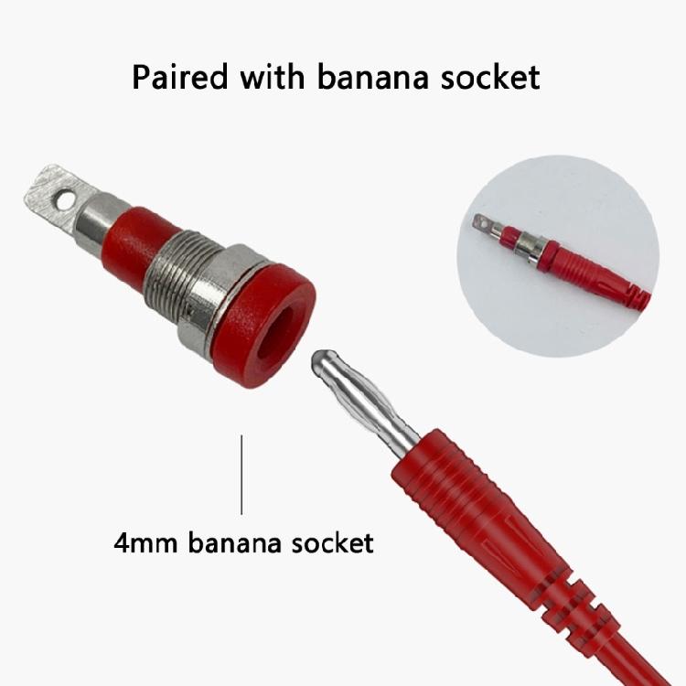 Upgrades 4mm Double Molded Banana Connector Cables Strong 4mm Test Cable for Stable Signal Transmission & Long