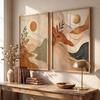 Kotart Floral Wall Art Home Decoration | Aesthetic Paintings With Frame For Living Room Bed Room Hotel Wall Decor Digital Reprint Set of 2