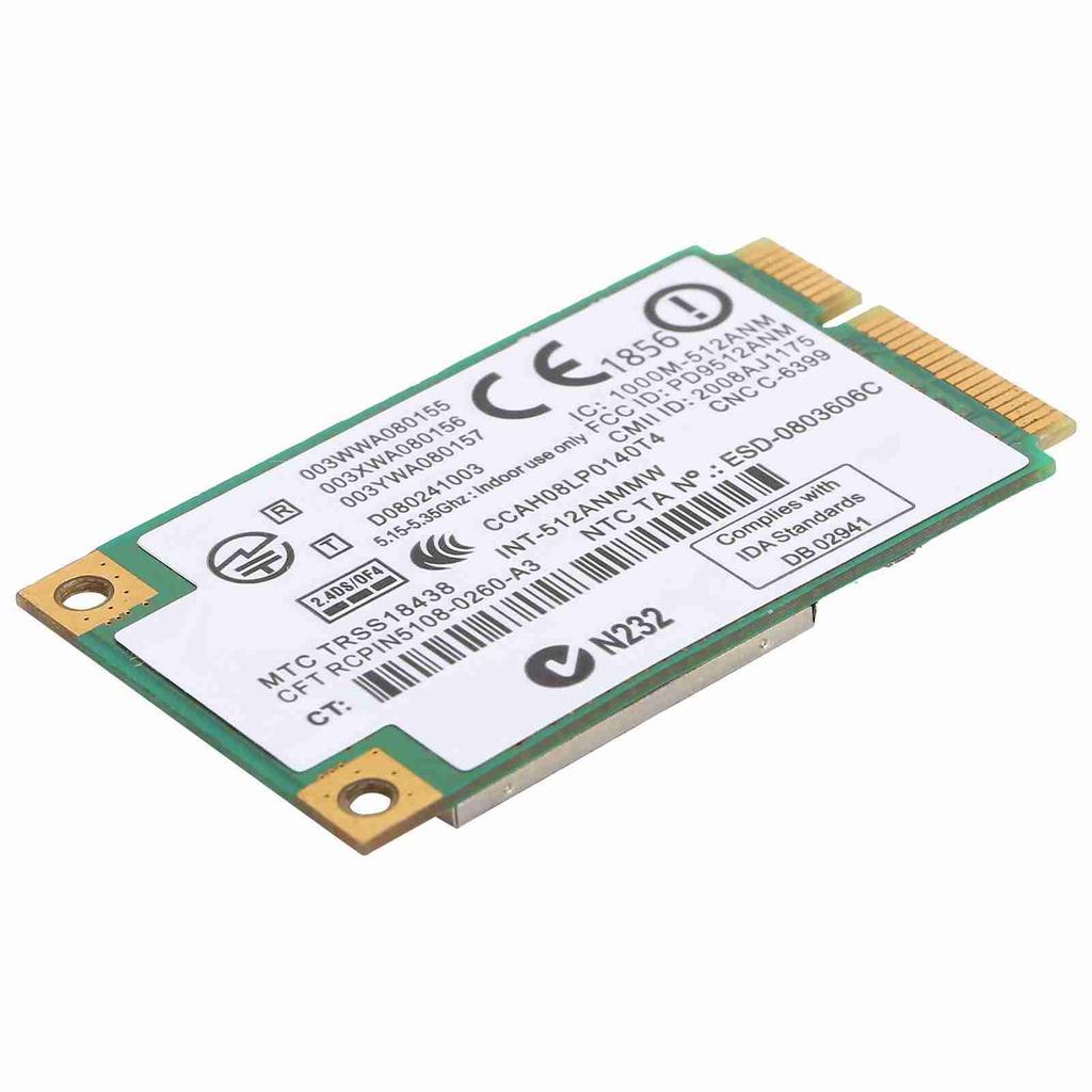 Wireless Network Card 2.4G 5G 300Mbps Mini PCIe Card for Lenovo Y450 Intel 5100 5100AGN 512AN_MMW