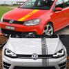 Car Styling Hood Stickers Sport Decals Auto Tuning Accessories For Volkswagen VW Golf 4 5 6 7 8 POLO MK6R MK7R MK4R MK5R MK8R Gj8