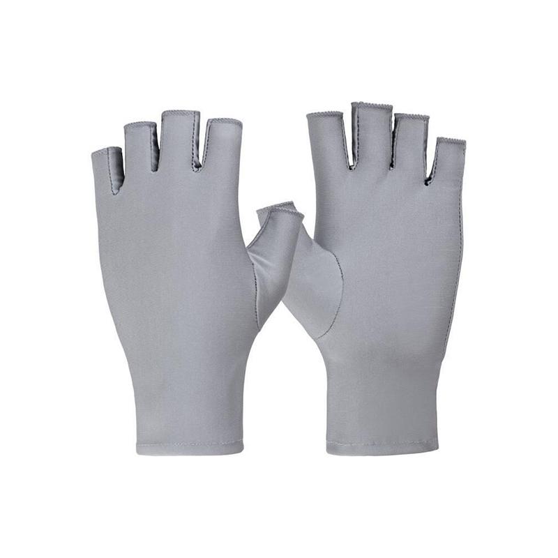 1 Pair Soft And Light Fingerless Anti Uv Radiation Protection Gloves Onesize