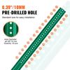 Cast Iron Sign Post 8ft Fixed U-Channel Heavy Duty Post Sign Holder Green