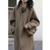 Women's Hepburn Style Mid-Length Woolen Coat - 2025 Winter Collection, Thickened and Stylish.