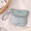 Bowknot Sanitary Napkin Storage Bag Cotton Cloth Bow Makeup Bag Creative Mini Cosmetic Bag  Women