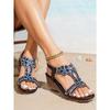Women's Platform Wedge Sandals European and American Fashion New Rhinestone Women's Sandals