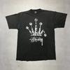 Vintage Stussy Jester Crown Graffiti T Shirt XL Unisex T-Shirt