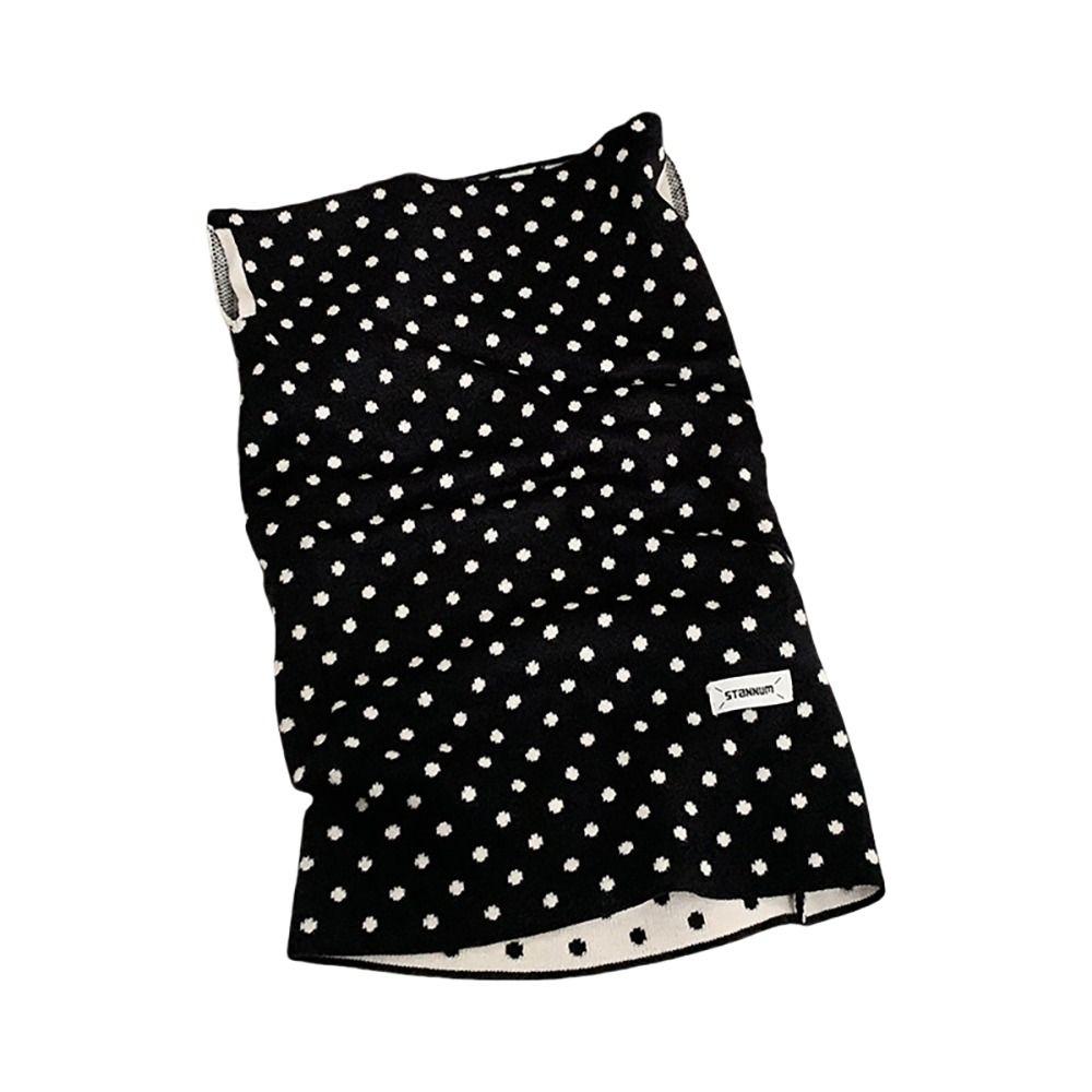 Flower Winter Cycling Thermal Mask Polka Point Pullover Cap Sacrf Earhook Neck Warmer  Female