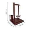 Yarn Holder Multifunctional Magnetic Wooden Knitting Yarn Rack Stand Phone Holder