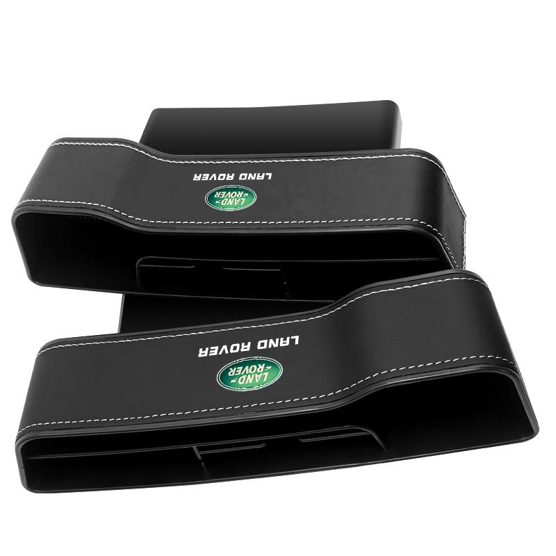 

2 шт. Органайзер для автомобильного сиденья, щелевой ящик для хранения, аксессуары для автомобиля для Land Rover Discovery Range Rover Evpque Defender, автомобильный очечник, Rover L322 L405 2pcs чёрный