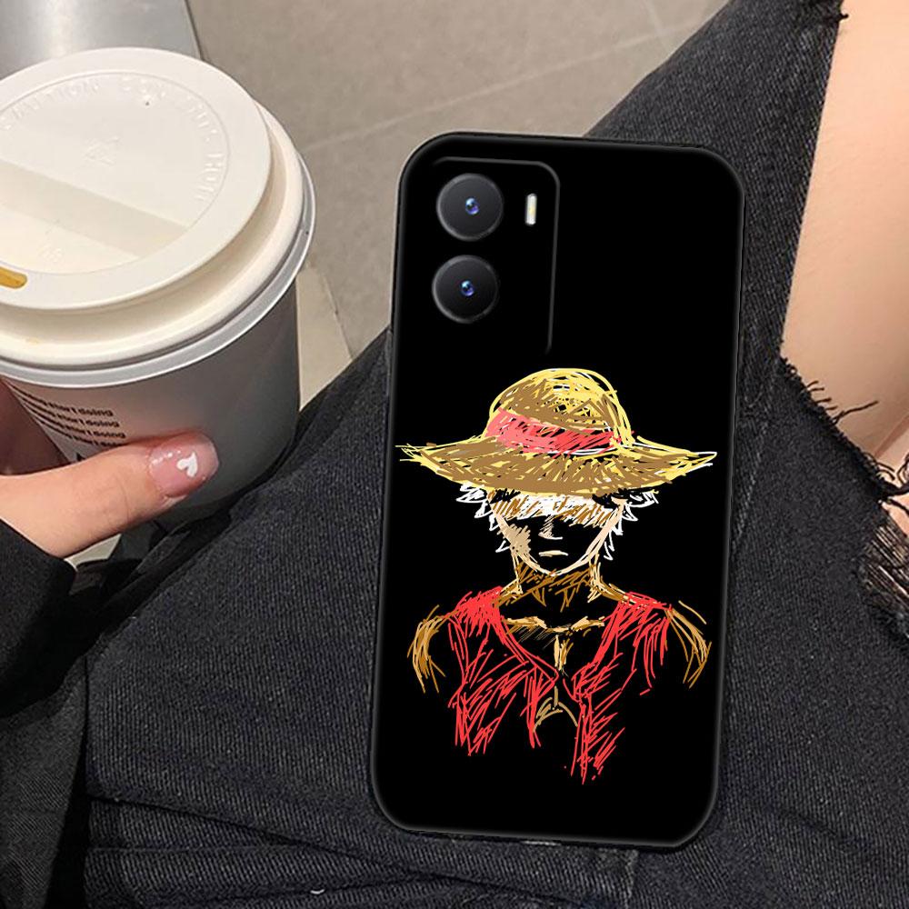 One Piece Luffy Logo Hat Phone Case For VIVO V60 V50 V40 LITE S1 V17 V20 SE V21 V23 V23E V25 V25E V27 V27E V29 V29E V30 Case