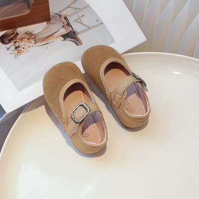 2024 Children Leather Shoes for Girls Autumn New Korean Style Fashion Soft Bottom Anti-slippery Casual Simple Versatile Shoes