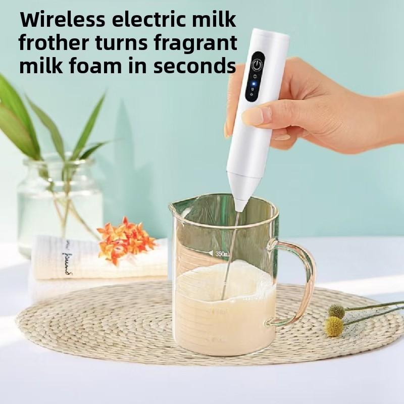 Electric Milk Frother Handheld Mixer For Coffee And Baking Home Use