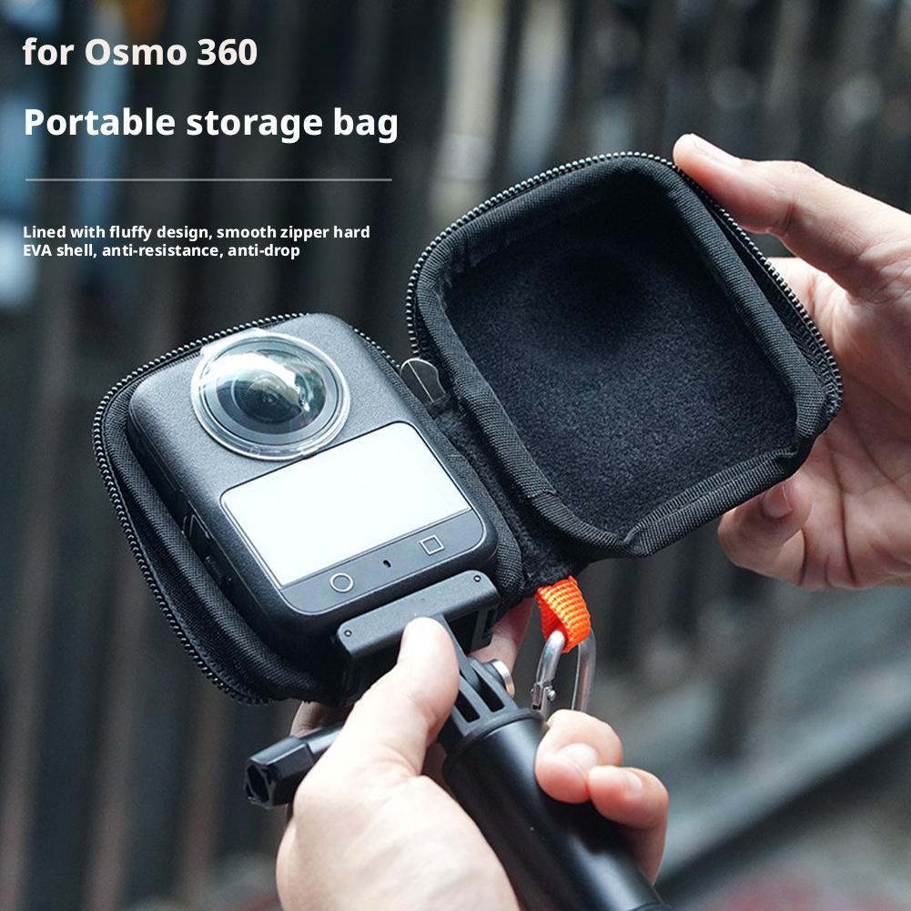 Carrying Case Storage Bag For DJI Osmo 360 Half-Open Body Bag Portable Mini Case Waterproof Shell Panoramic Camera Handbag