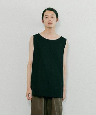 Mallen Unisex Oxford Sleeveless Black