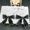 Rhinestone Bow Patch Ribbon Cloth Applique Clothes Accessory Cloth Patch  Women