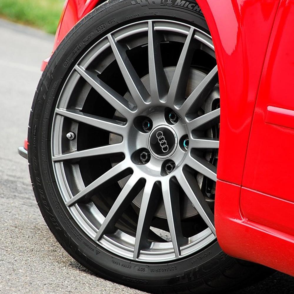 4PCS 60/61/68/69/mm Car Wheel Center Hub Caps Hubcap Tire Rim Covers Replacement For Audi A1 A3 8P A4 B5 B6 B7 B8 A5 A6 C5 C6