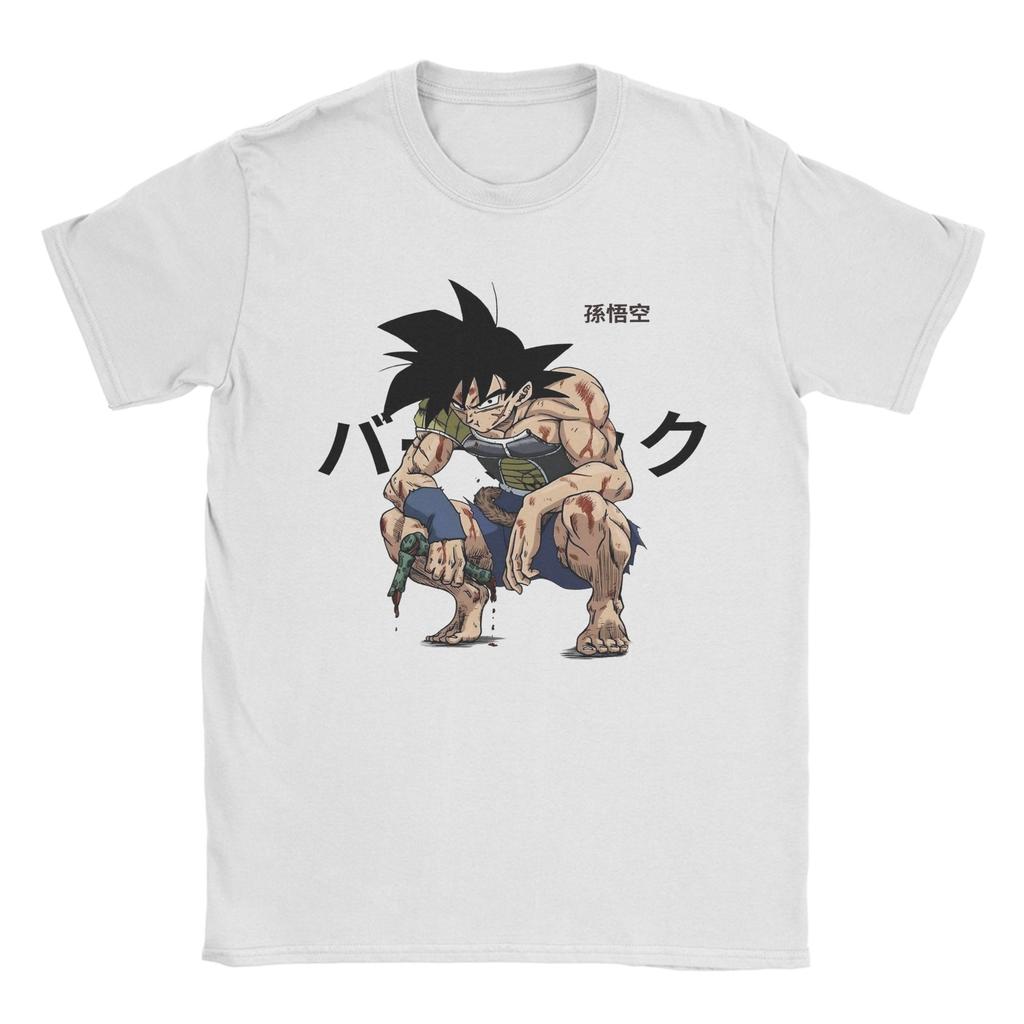 Bardock Time Breaker Majins Buus gokus Dragon Ball Z T Shirts Mens 100 Cotton Vintage TShirts Round Collar Tees Clothing