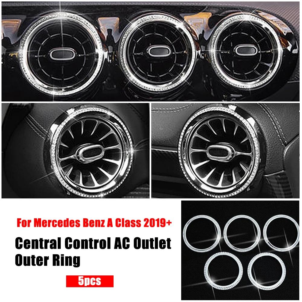 For Mercedes Benz A Class W177 - A180 A200 A220 A250 A35 AMG Center Console Trim Diamond Cover Crystal Sticker