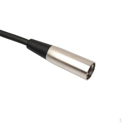 6.35mm(1/4'' TRS) Stereo To XLR Male Microphone Cable 1 Feet 3 Pin XLR-M Cord for DV