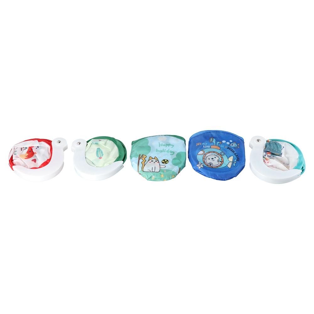 1 pcs Handheld Pocket Size Cooling Fans Collapsible Party Favor Round Fan Home Decor Foldable Fan