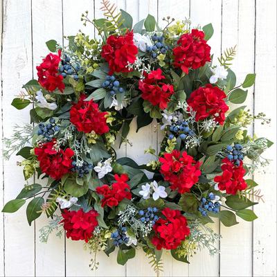 Ghirlanda Artificiale per Porta d'Ingresso Ornamento da Appendere Collezione Decorazioni per la Casa Primavera Estate per