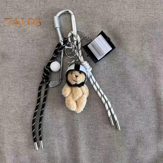 Tauveske Charms for veske Veske Charm Hengende Ornament Ryggsekk Charm Vintage Metallspenner Skolesekk Skulderveske Nøkkelringanheng