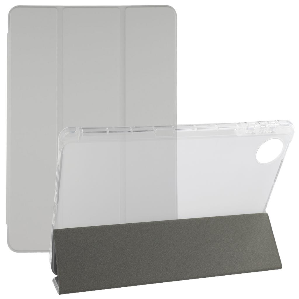 Für Honor Pad 10 Hülle mit Stifthalterung Dreifach faltbarer Ständer PU-Leder+TPU Tablet-Hülle Auto Wake/Sleep