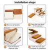 New Pet Climbing Ladder Foldable Storage Dog Ladder Anti Slip Large Capacity Thickened Bottom Plate Staircase Pets Products