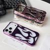 Hollow flame pattern heat dissipation silicone phone case for iPhone 17 16 15 14 13 12 11 Pro Max Air shockproof soft back cover