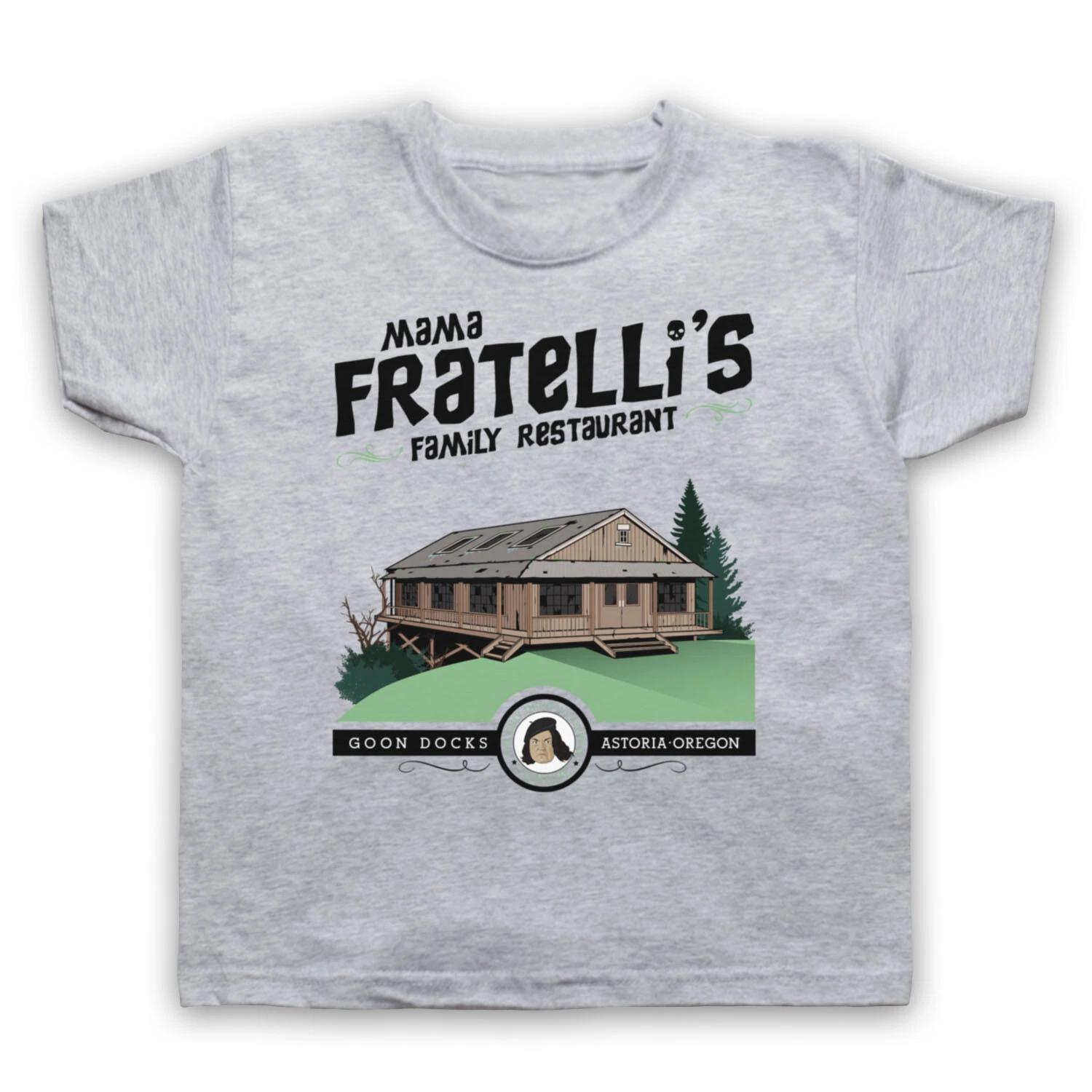 

MAMA FRATELLI S FAMILY RESTAURANT UNOFFICIAL GOON DOCKS KIDS CHILDS T-shirt 120