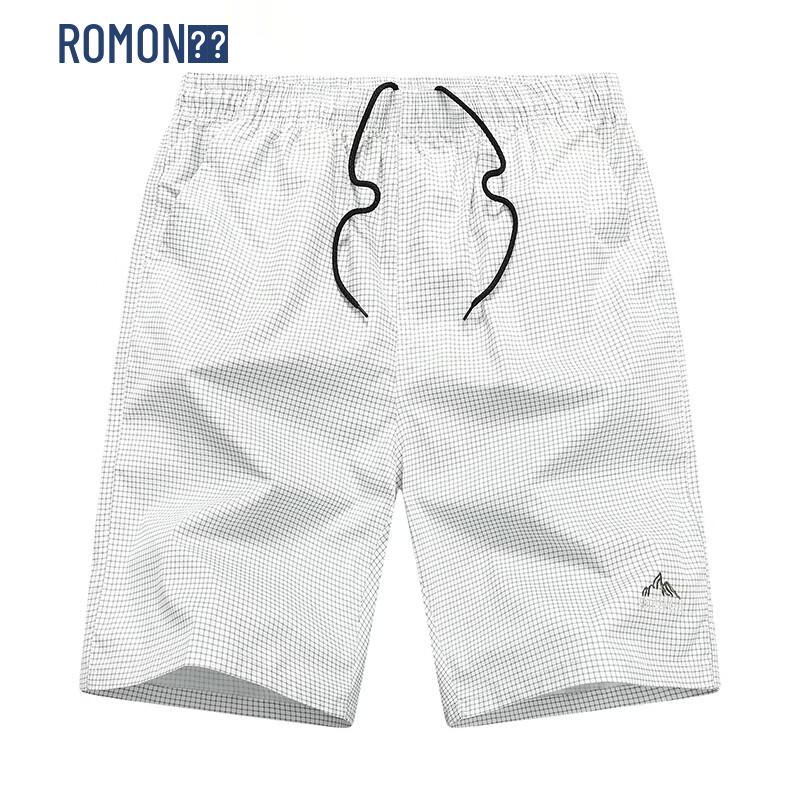 ROMON Men s Loose Fit Plus Size Summer Cargo Beach Shorts 2XL