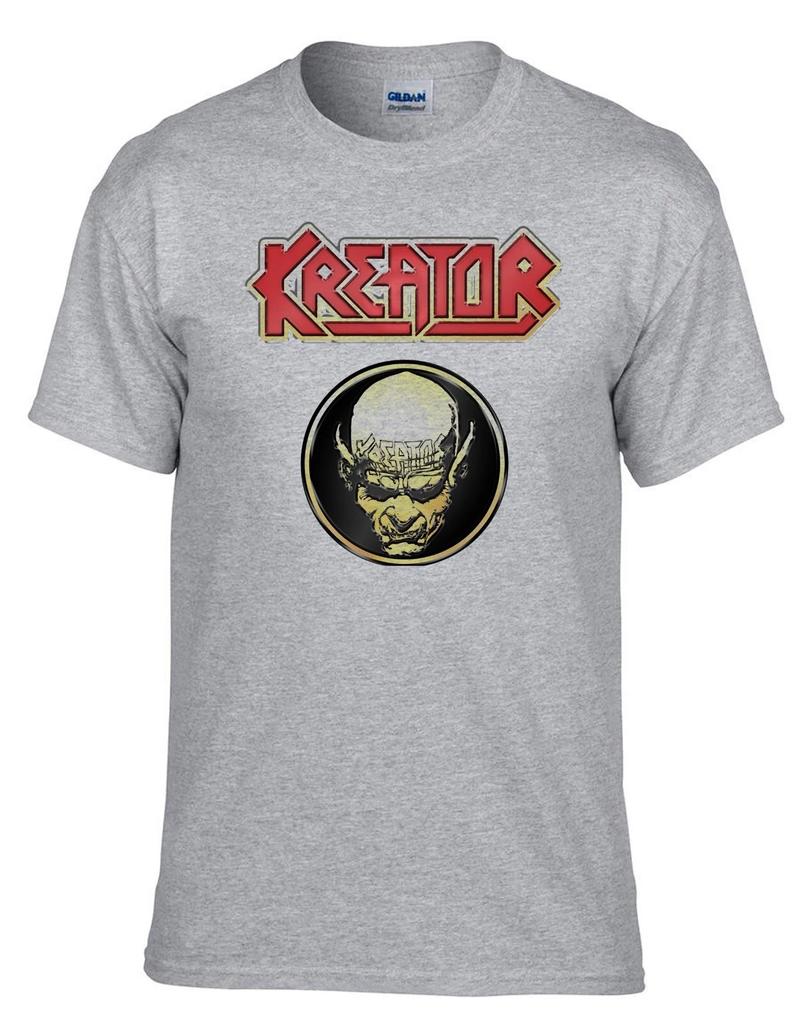 Kreator Rock Band Rock Music Grey Kids T-Shirt -530_GR-Kids-