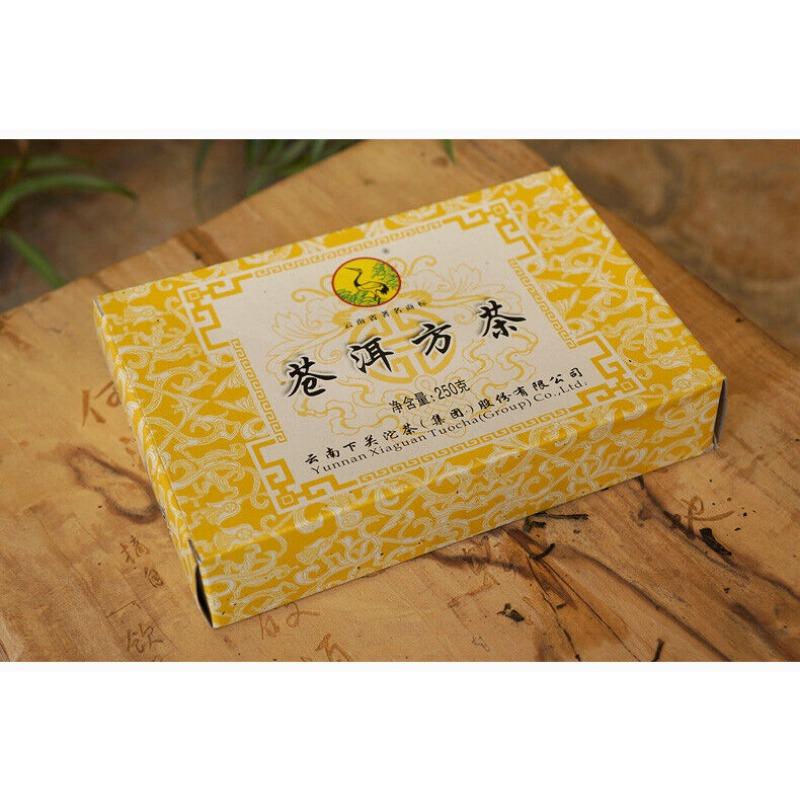 Shen Pu Erh Aged Tea Brick Xiaguan TuochaChaCang Er Fang Zhuan Tea 250g