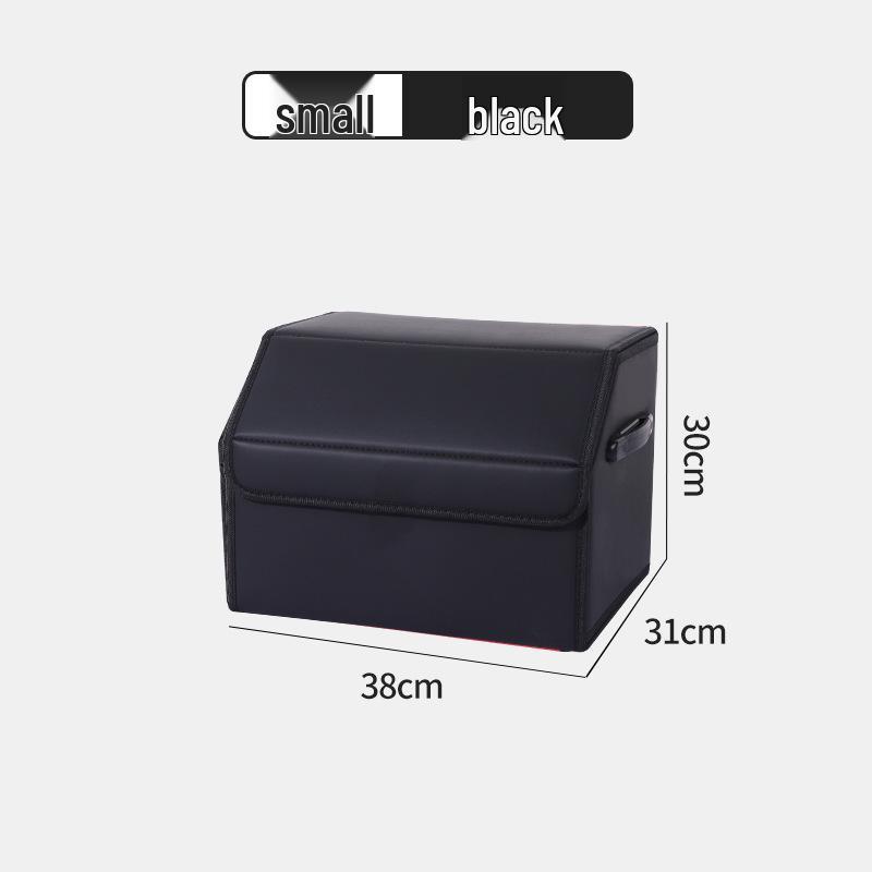 Leather Car Trunk Storage Organizer Box