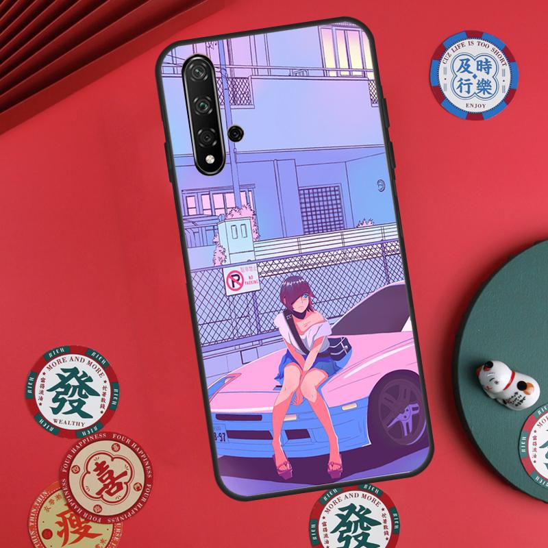 JDM Vaporwave Glitch Anime For Huawei Nova 5T 9 10 SE 7i 8i 11i 12i Y73 Y72 Y61 Y91 Y60 Y70 Y90 P20 P30 P40 Lite Case