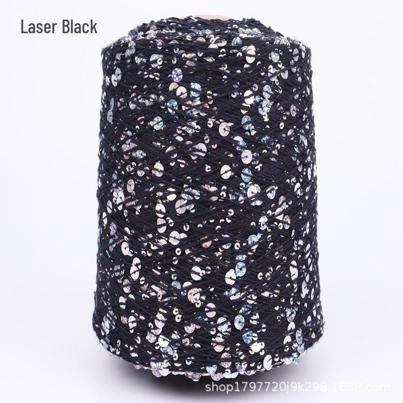 Siyue Ukraine Hand-Woven Cotton Sequin Yarn Fantasy Bead Wool Ball