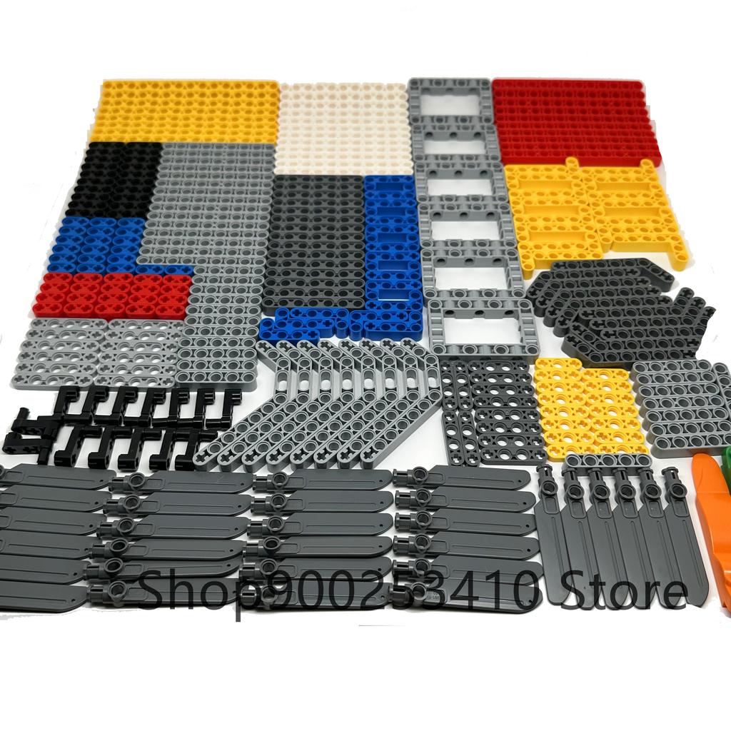 280PCS DIY Technical Parts Liftarm Thick Building Bricks Blocks Accessory Set Arm Beam Mechanical Bulk High-Tech Toys