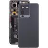 For Vivo S15 Battery Back Cover with Camera Lens (Black) Phone Ccessories