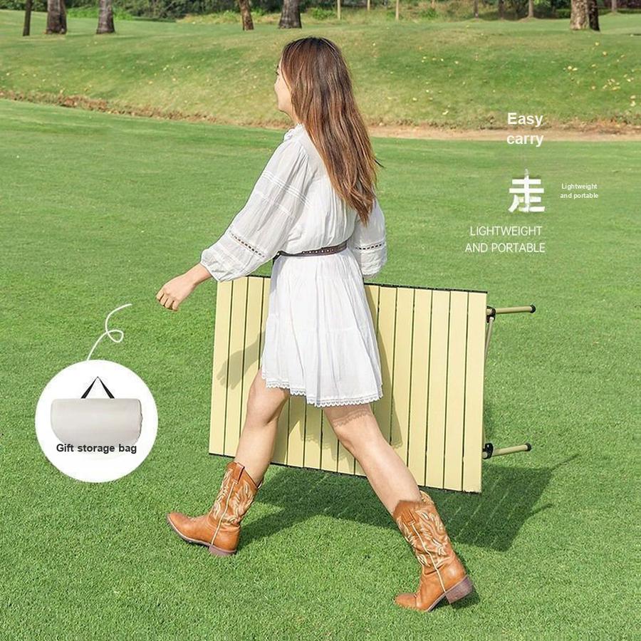 Folding Table Outdoor Portable Table for Selling Camping Fishing Outdoor Self-Driving Tour Barbecue Picnic Table