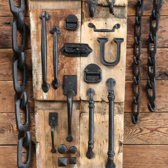 Dulton Železné díly Dveřní klika Velká DVEŘNÍ KLIKA K555-502L