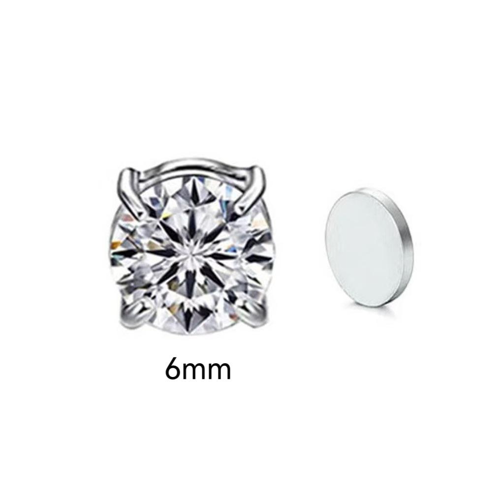 Магнитные серьги-клипсы из нержавеющей стали 316 с кубическим цирконием AAA – Бижутерия без прокола для мужчин и женщин.