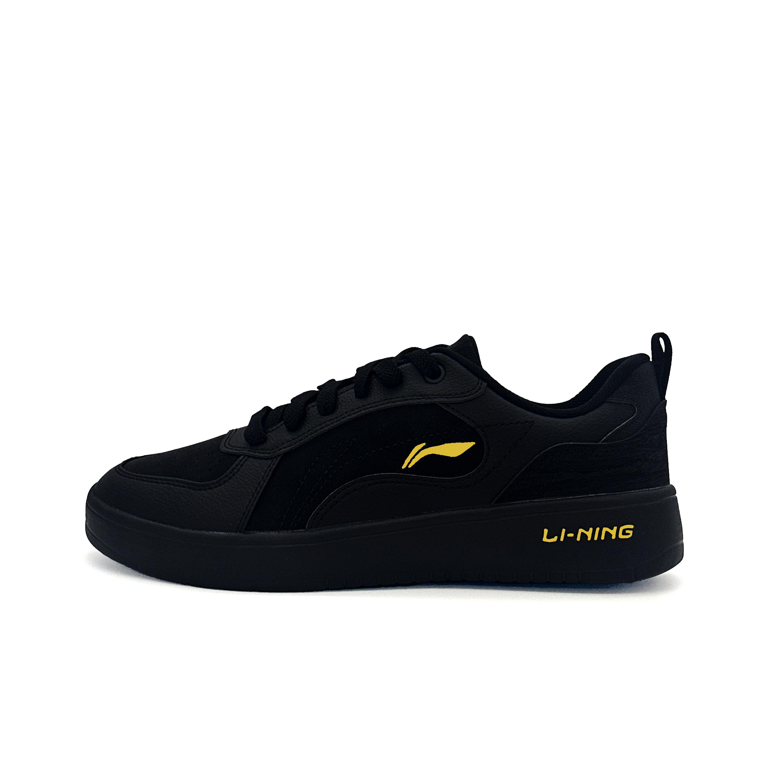 

Li Ning Wheat Age Tassel Yellow Low top Skateboard Shoes Men s Black Yellow AGCV311-6(Team1746-)