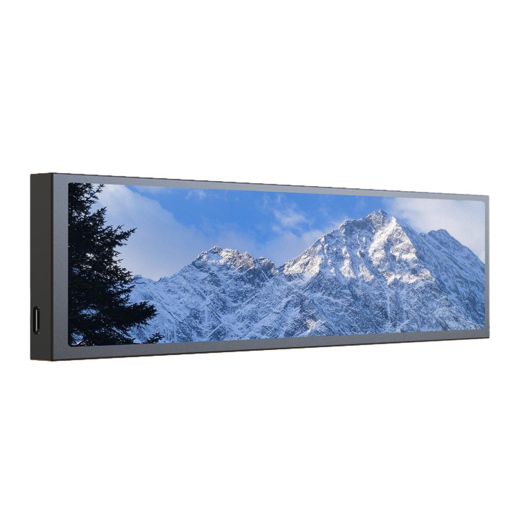 9.2 Inch Computer Case Secondary Screen, PC Case Side Screen, CPU Temperature Monitor Display with Customizable Themes