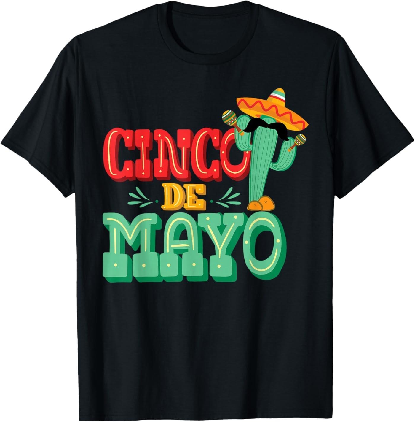 Cinco de Mayo Funny Mexican Party Men Women T-Shirt S