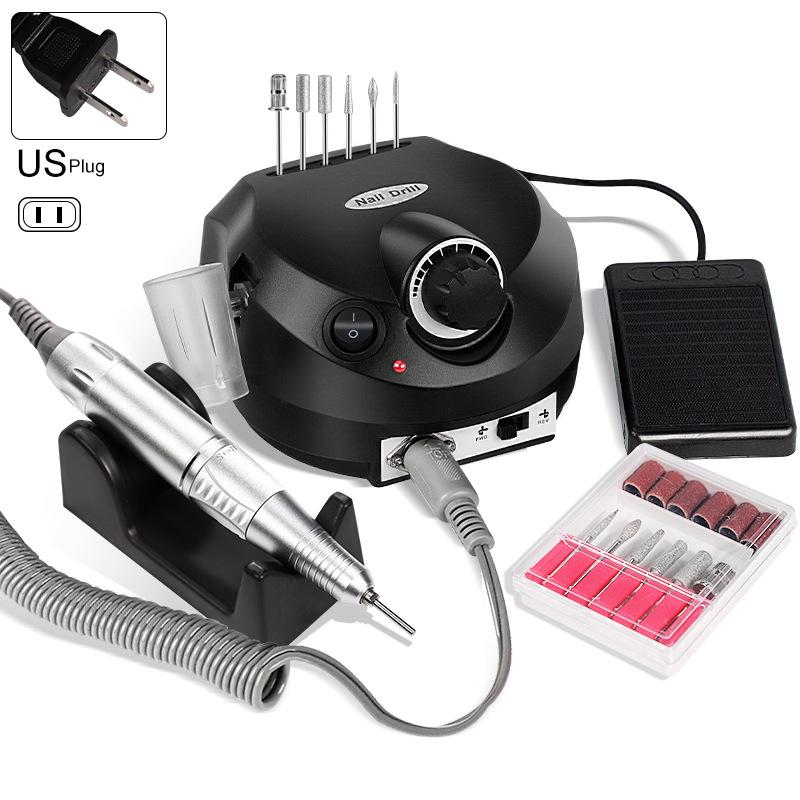 

Мощная 35 000 об/мин шлифовальная машинка для ногтей с шлифовальной головкой