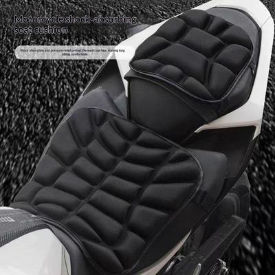 Motorcycle Fit For Seat Pad 3D Comfort Gel Cushion Fit For Seat Breathable Motor Universal Shock Absorbing Fit For Seat Cover