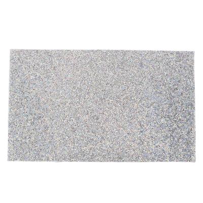 AB Color Rhinestone Table Mat Photographs Props Bling Silver Sparkle Crushed Placemat